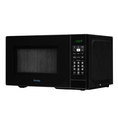 0,9 pi³ Pi. Four à micro-ondes de comptoir, 900 watts, 10 niveaux de puissance, noir
