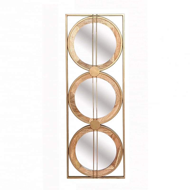 Wall Mirror in Rectangular Frame, Home Wall Decor