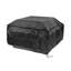 Albany 36" Square Gas Fire Pit Table with Glass Windscreen, Burner Lid, & Cover-108682756