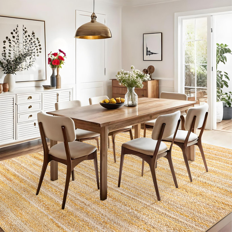 Machine Washable Rug for Living Room Bedroom Non-Slip Low Pile Rubber Backing Area Rug for Farmhouse Playroom Office Kitchen Dining Room Dorm and Bedside Decor