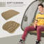 Aashika Double Hanging Egg Chair 2 Seaters with Stand and Cushion Brown