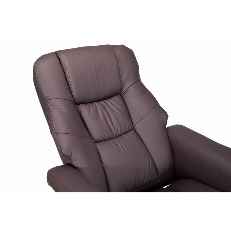 Fauteuil inclinable pivotant en cuir Scratch Cat