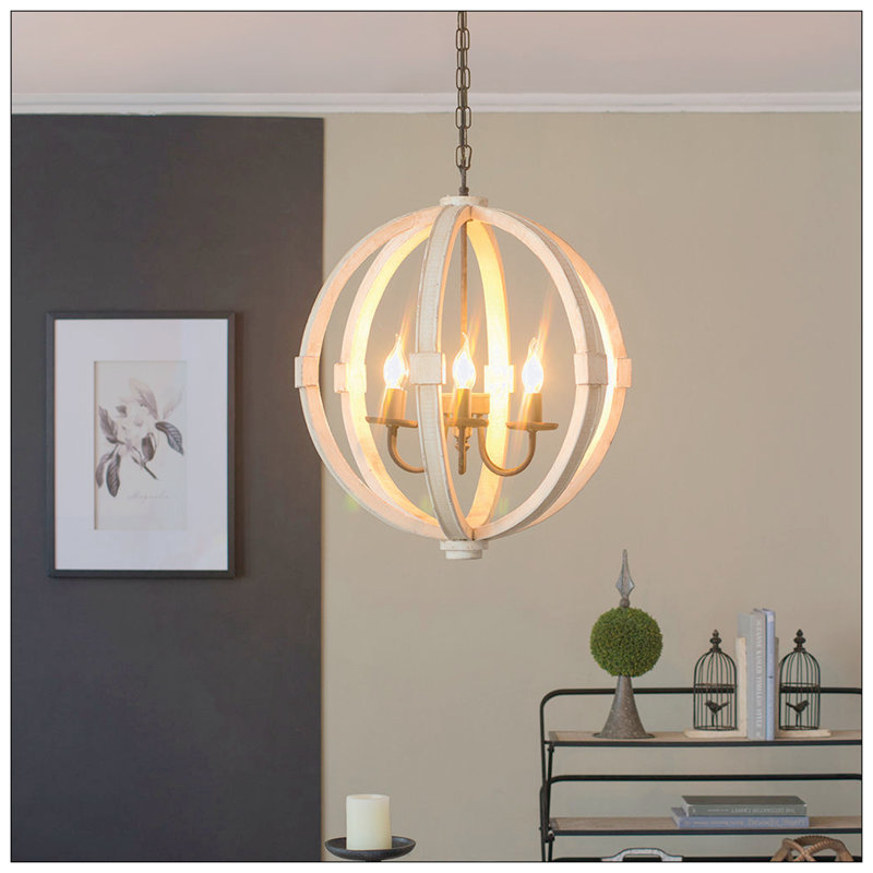 Lustre en fer 6 lumières Ceti