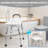 Height Adjustable Bathtub Transfer Bench With Backrest Armrest Tool Free Assembly