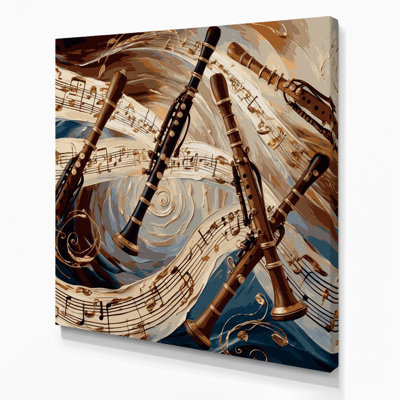 Art mural sur toile beige