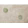Hippy Hand Tufted Cotton Polka Dots Area Rug in Green/Beige