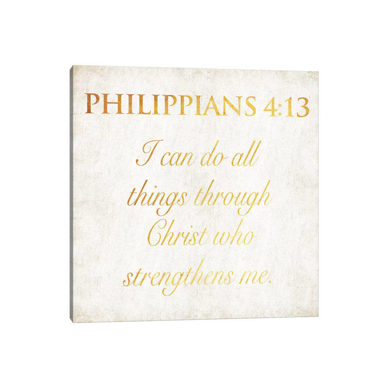 Philippians by Jace Grey - Wrapped Canvas Gallery-Wrapped Canvas Giclée, 30.48 cm H x 30.48 cm W