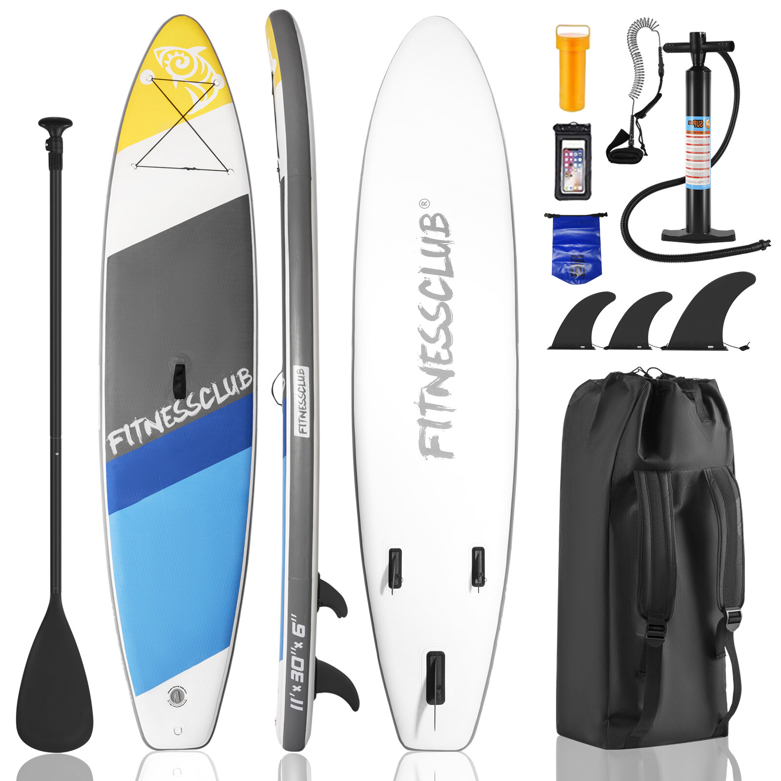 Inflatable Stand Up Paddle Board, 10'6/11'SUP Surfboard With Premium SUP  Accessories