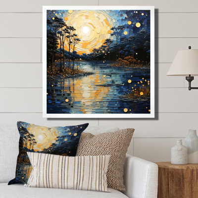 «Blue River Reflections of Serenity III», reproduction sur toile