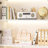 78.7'' H x 31.5'' W 5-Layer Bookcase With Glass Doors And LED Lights-722499549