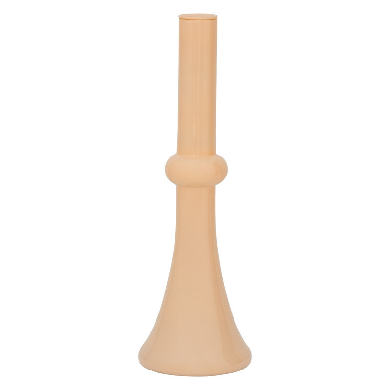 Sequence 13.39'' H Glass Tabletop Candlestick