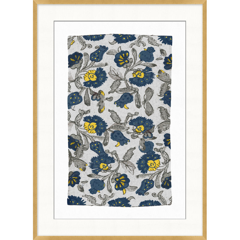 Indigo Textile Study 6 Painting