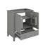 Armoire multifonctionnelle 30 po avec lavabo et base de meuble-lavabo avec portes et tiroir-1992405415