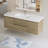 Floating Bathroom Vanity With Single Sink-889370968