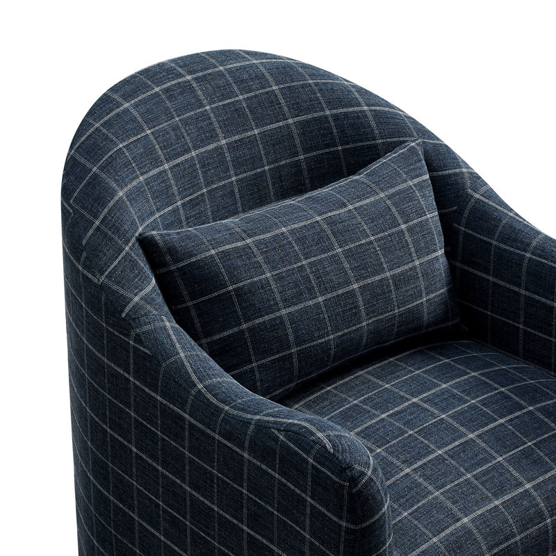 Fauteuil d'appoint en mélange de lin Fyfe
