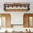 Arden 5-light Farmhouse Rectangular Flush Mount Ceiling Light