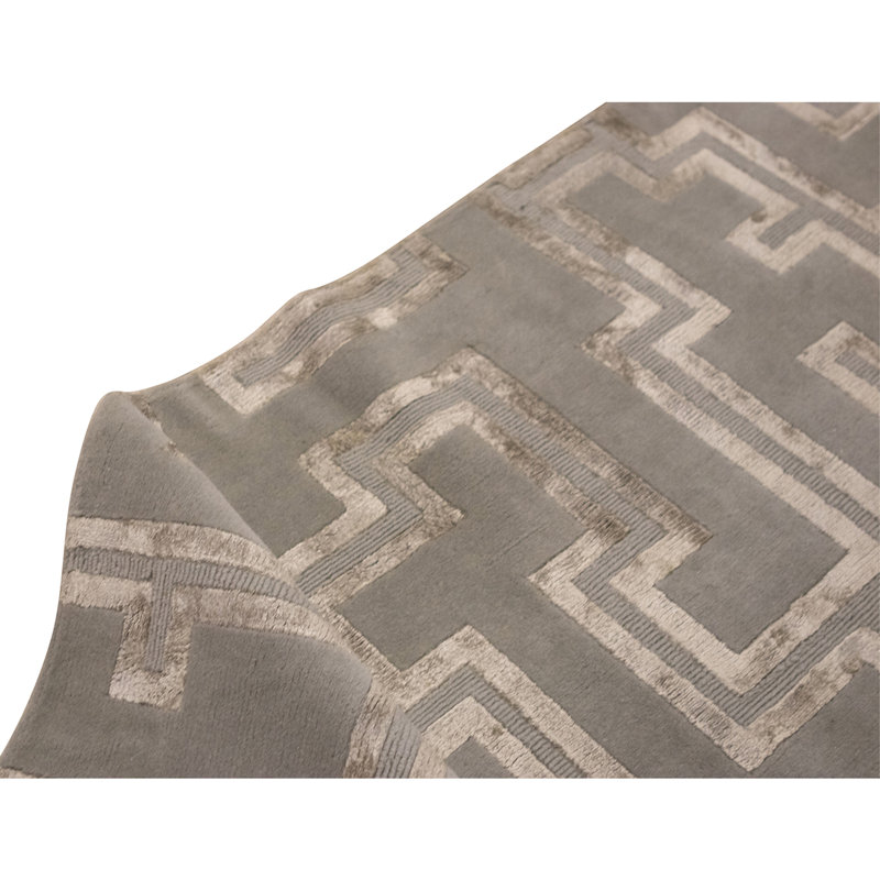 Hand Knotted Area Rug in Biscotti