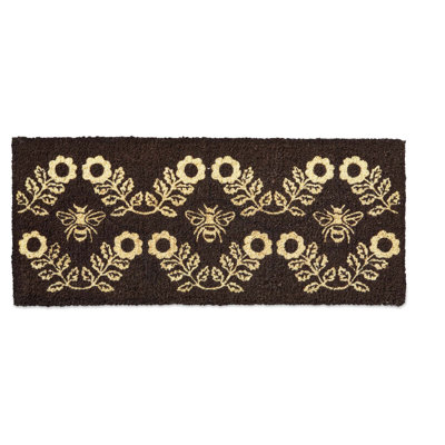 Bee And Flower Estate Coir Mat