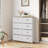 Steel 33.7 " W 8 - Drawer Dresser-1929359573