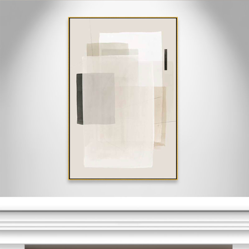 «Mystical Momentum Collection Mystical Momentum I», reproduction encadrée sur toile par Hazel J, Or