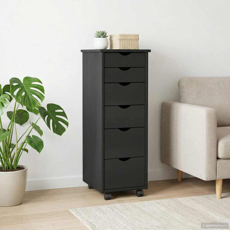 File Cabinet, Black