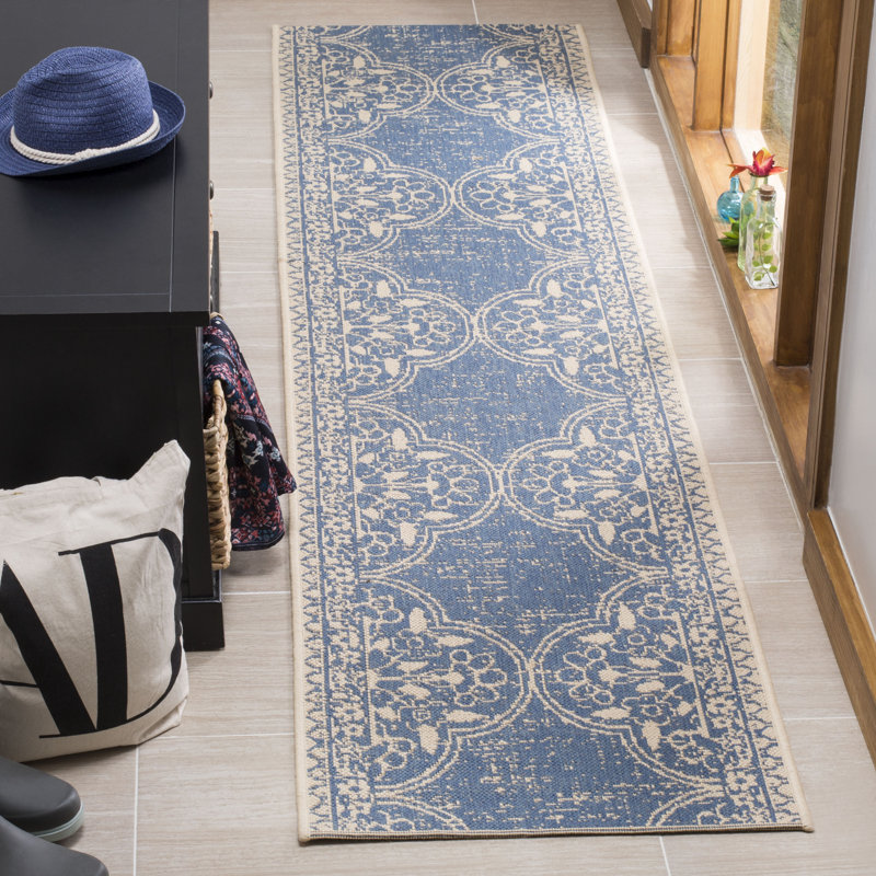 Tapis d'intérieur / extérieur oriental Berardi Linden 100 Performance, Tapis de couloir 2 pi 2 po x 8 pi