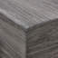 Table basse 47,2 po x 23,6 po avec panneau de fibres à densité moyenne et revêtement en aérosol gris