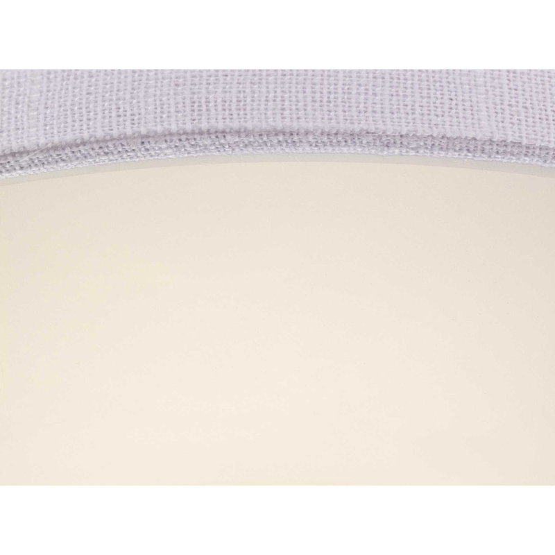 Armindo Fabric Semi Flush Mount, Brushed Nickel