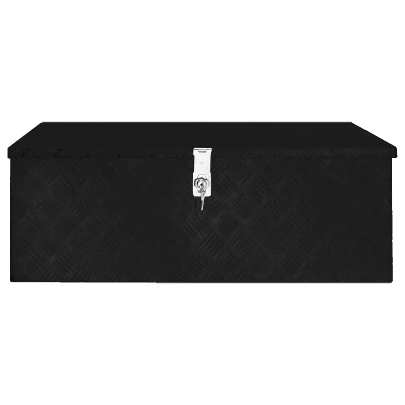 Rebrilliant Decorative Bin, 33.5cm H x 90cm W x 47cm D, Black