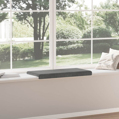  Bench Cushion Velvet Anti Slip Design Clamp Upholstered Window Seat EVA