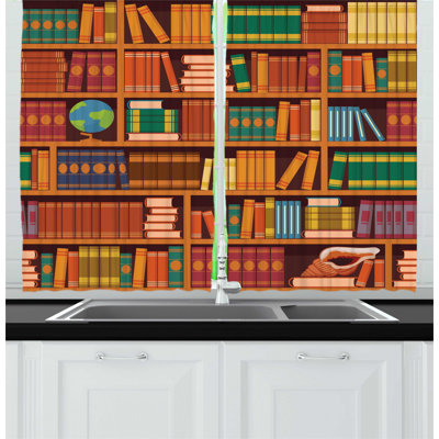 Ruffled Kitchen Curtain