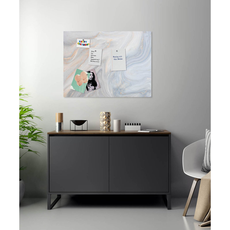 Magnetic Glass Photo Memo Board