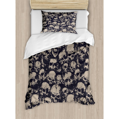 Skull Modern & Contemporary Duvet Cover