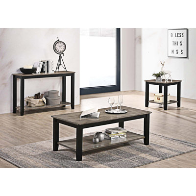 Table basse avec tablette