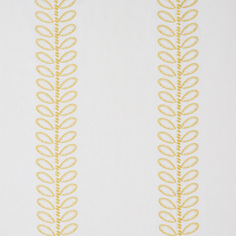 Tissu de broderie Camile, Jaune