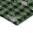 Machine Washable Indoor/Outdoor Christmas Reindeer Xhevrie Green Rug-969173599