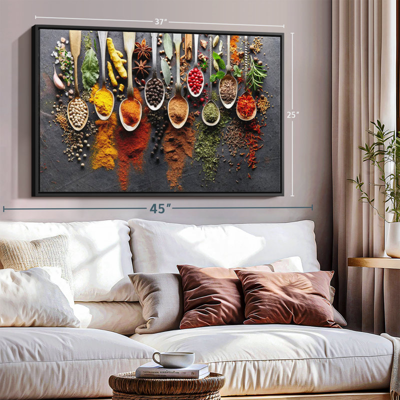 " Choice Of Spices ", 37" H x 25" W