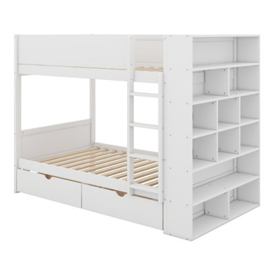 Louis Solid Bunk Bed With 2 Drawers