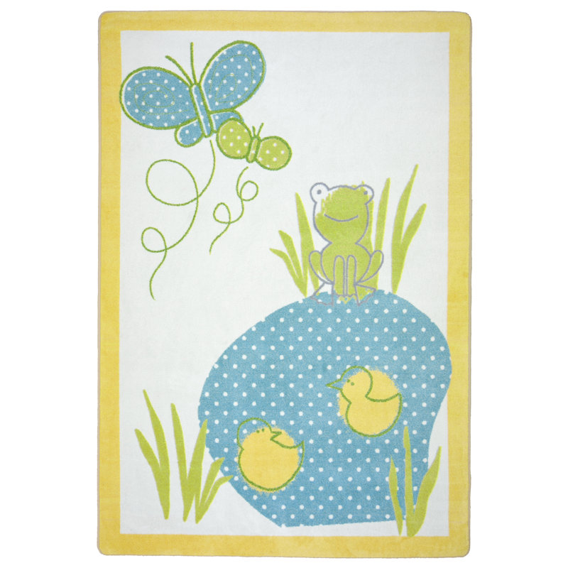 Tapis à pois Just For Kids, Rectangle 5 pi 4 po x 7 pi 8 po