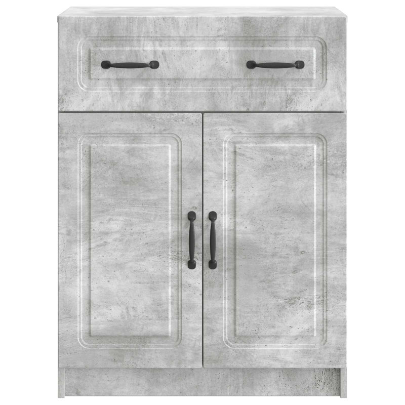 66cm Sideboard, Concrete Grey