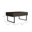 Table basse à plateau relevable 2 tiroirs Dazza