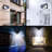 LED Solar Power Dusk to Dawn Outdoor Security Area Light with Motion Sensor (Pack of 2)