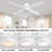 Bonnitta 4 - Blade LED Flush Mount Ceiling Fan with Remote Control-92177177-127328273-127328271