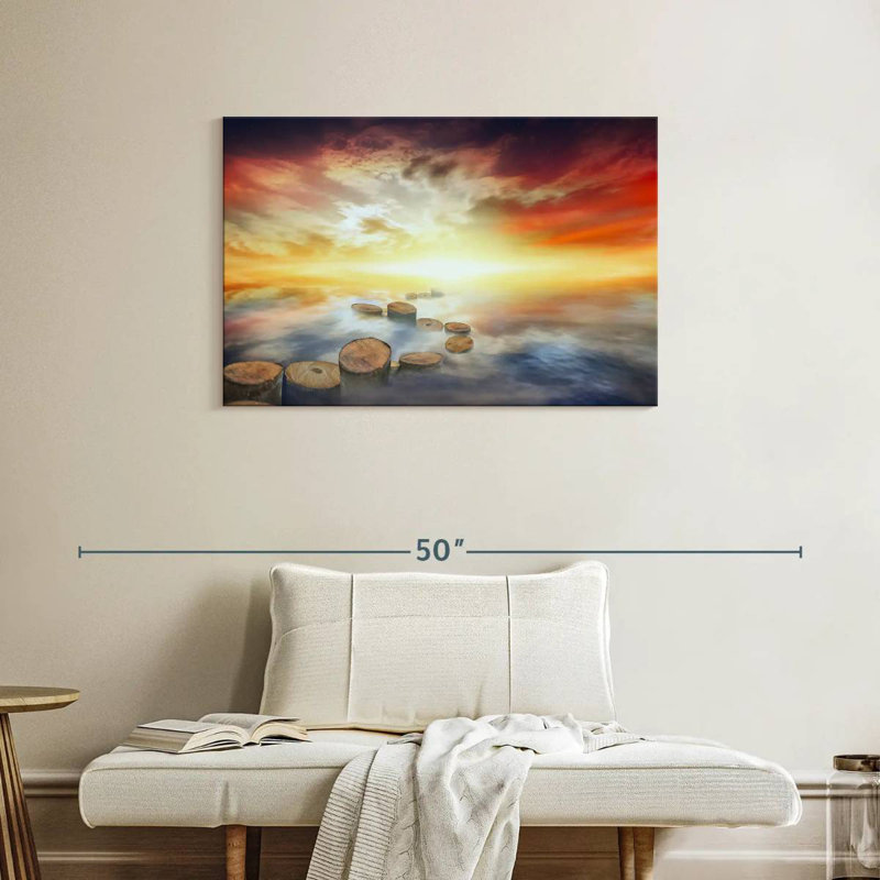 Alvord Ocean Sunrise View, 24" H x 36" W