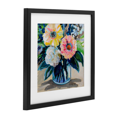 «My Treasure Bouquet», reproduction sous verre encadrée, design par Jeanette Vertentes