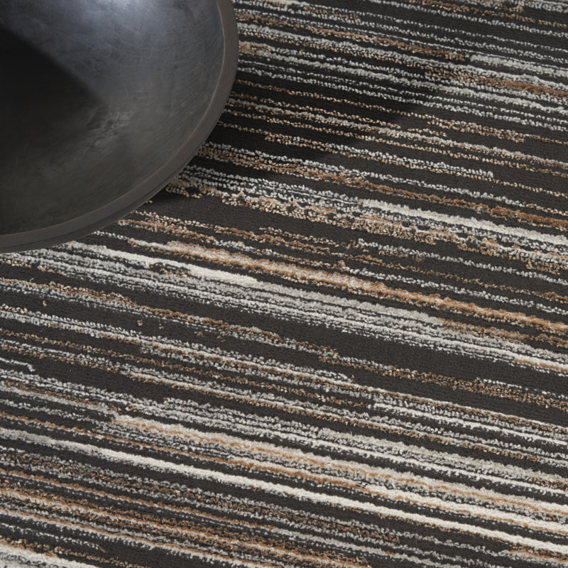 Tapis d'intérieur moderne Calvin Klein, Rectangle 5 pi 3 po x 7 pi 3 po