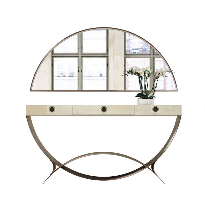 Saphire C11-04 avec Miroir, Haute brillance, H 31,5 po x l 39,37 po x P 15,75 po