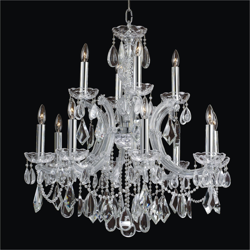 Style bougie classique/traditionnel 12 lumières lustre Hendren