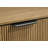 Wences Mid-Century 2-Drawer Nightstand with Metal Drawer Glides, Light Oak