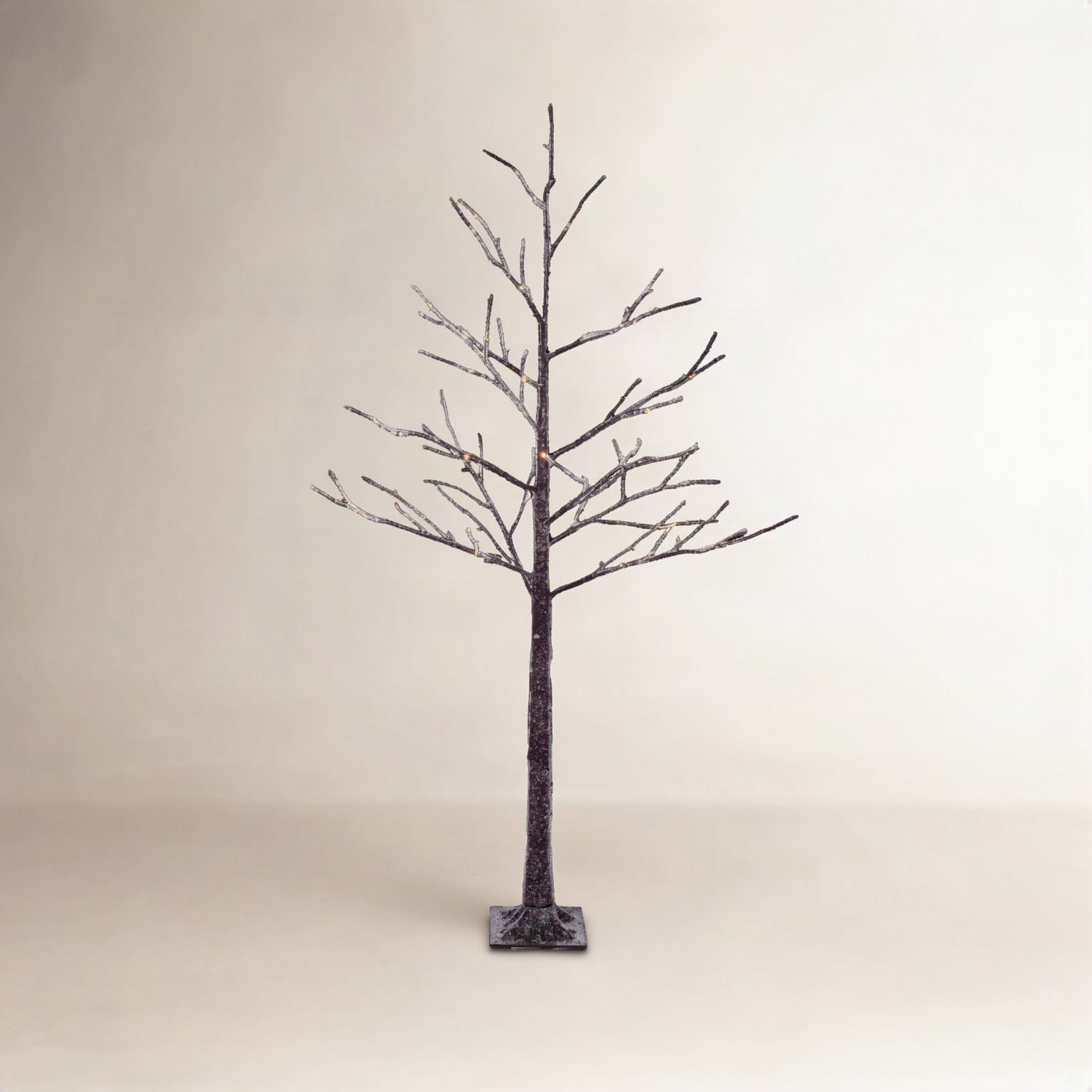 White Pre-Lit Christmas Tree, 6' H